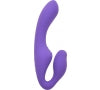 Strap On Strapless pentru Femei Kiki 10 Moduri Vibratii Silicon USB Mov Guilty Toys