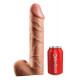 King Cock 12" Hollow Strap-On Suspender System 12 inch Flesh