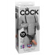 King Cock Hollow Strap-on Suspender System 10 inch Flesh