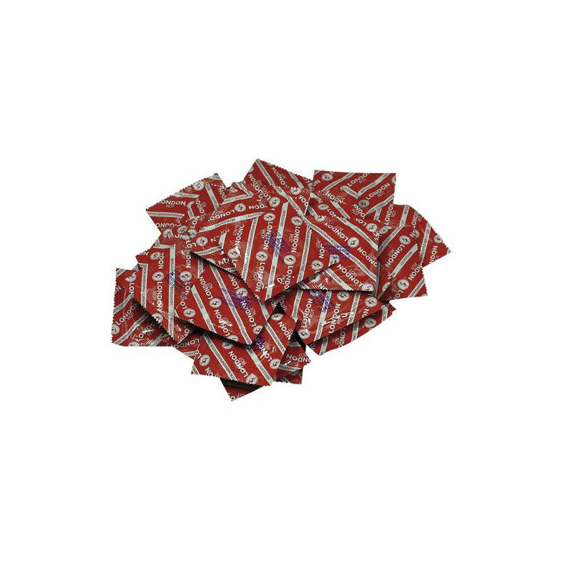 LONDON CONDOMS ROT (strawberry) 100 PCS