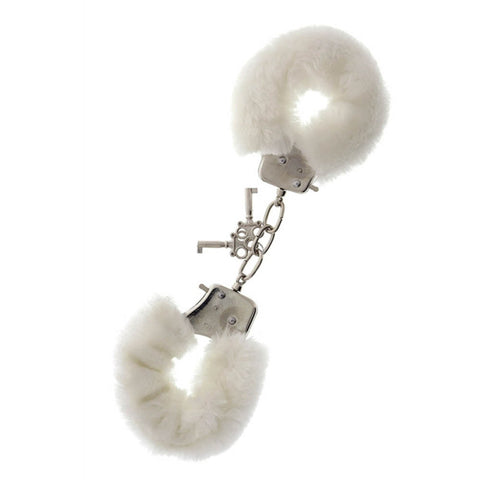 Metal Handcuff With Plush Black