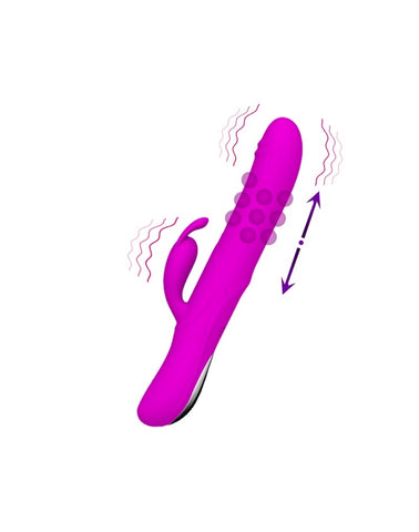 Vibrator Byron Rolling&Vibrating Silicon Mov 25 cm