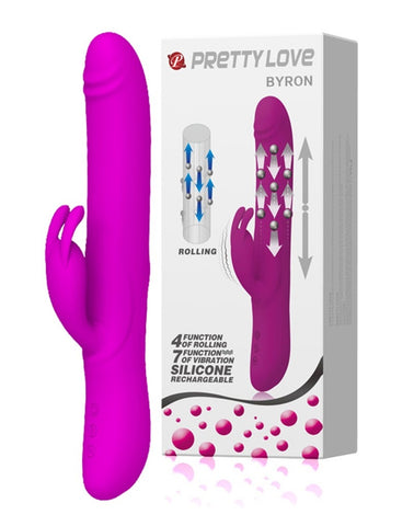 Vibrator Byron Rolling&Vibrating Silicon Mov 25 cm