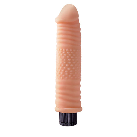 Real Touch 9 inch Vibe Cock Flesh