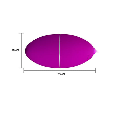Ou Vibrator Hyper Egg Remote Control 12 Moduri Vibratii Silicon Mov
