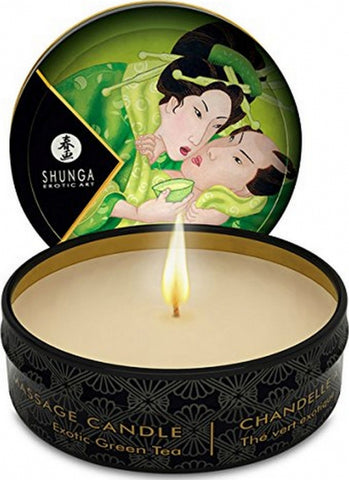 Shunga mini massage candle - Green Tea 30 ML