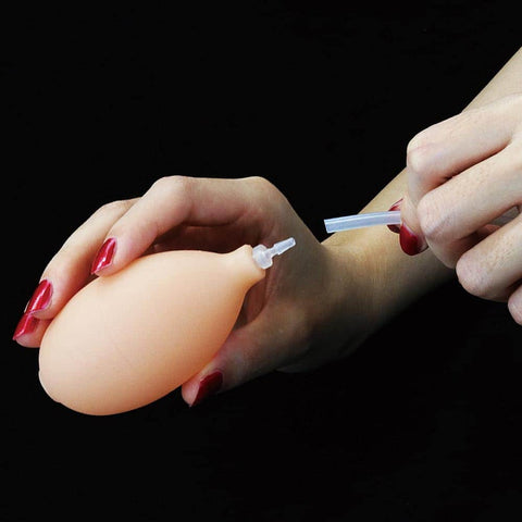 Soft Ejaculation Cock With Ball 8” Flesh