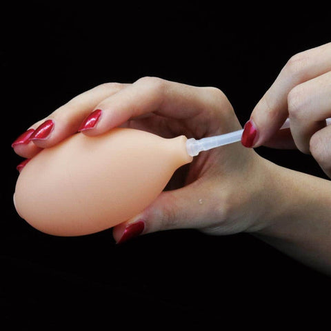 Soft Ejaculation Cock With Ball 8” Flesh