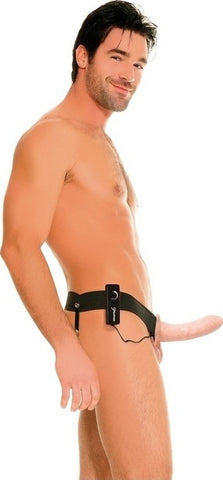 Strap-On For Him or Her Vibrating Hollow