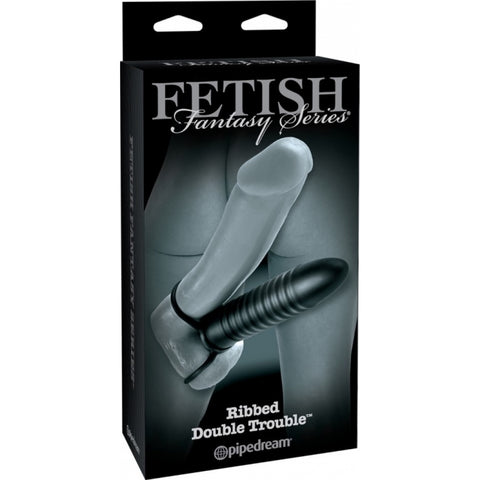 Strap-on Ribbed Double Trouble