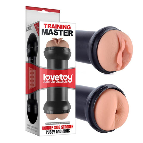 Traning Master Double Side Stroker Pussy and Anus Flesh