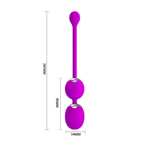 Bile Vaginale Werner Kegel Silicon 12 Moduri Vibratii USB