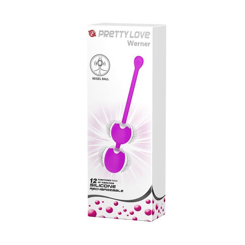 Bile Vaginale Werner Kegel Silicon 12 Moduri Vibratii USB
