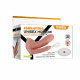 Vibrating Unisex Hollow Strap On Double Penetration 2