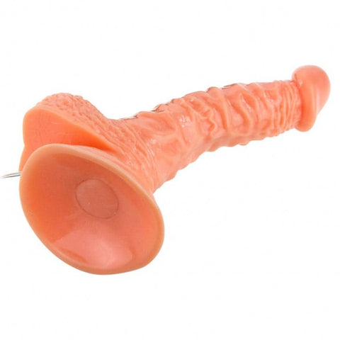 Vibrator cu Ventuza Super Rota Dong Natural