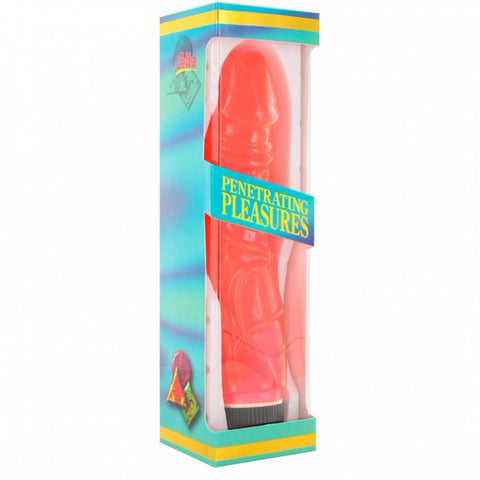 Vibrator Jelly Penetrating Pleasures Rosu