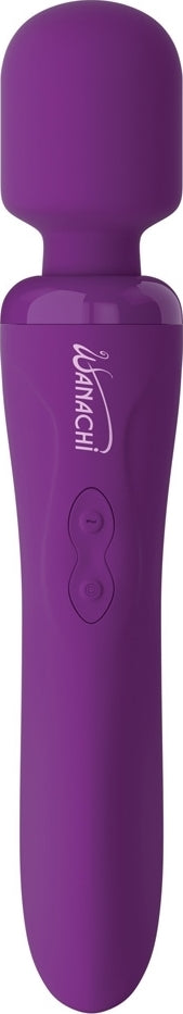 Vibrator Masaj Wanachi Body 10 Moduri Vibratii Silicon USB Mov 23 cm