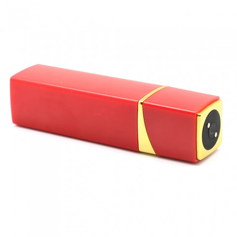Vibrator Lipstick Naughty Secret 10 Moduri Vibratii Silicon USB Rosu Mokko Toys
